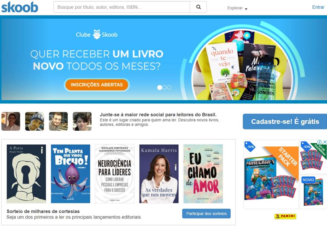 Americanas S.A. adquire a Skoob, maior plataforma digital literária do País