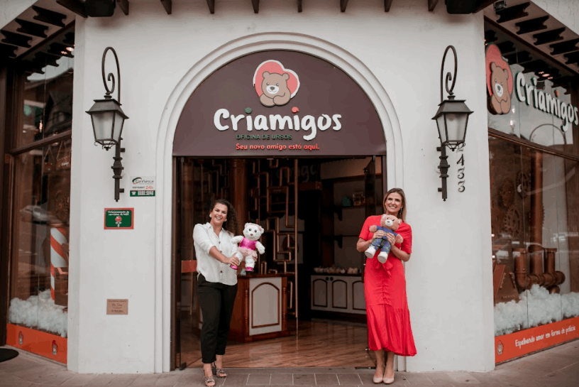 Franquia de personalização de pelúcia, Criamigos leva oficina ao Natal Encantado do Chalezinho