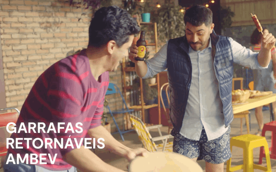 Ambev lançou uma campanha para incentivar uso de embalagens retornáveis