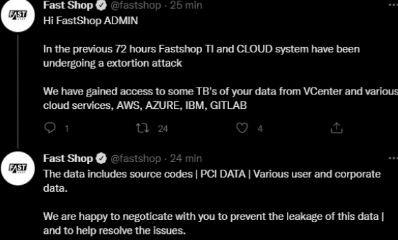 Fast Shop sofre tentativa de ataque hacker e tira site e app do ar por prevenção