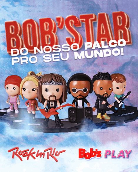 Bob's lança campanha figital inspirada em gêneros musicais do Rock in Rio