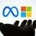 Microsoft e Meta anunciam parceria para distribuir novo software de IA para uso comercial