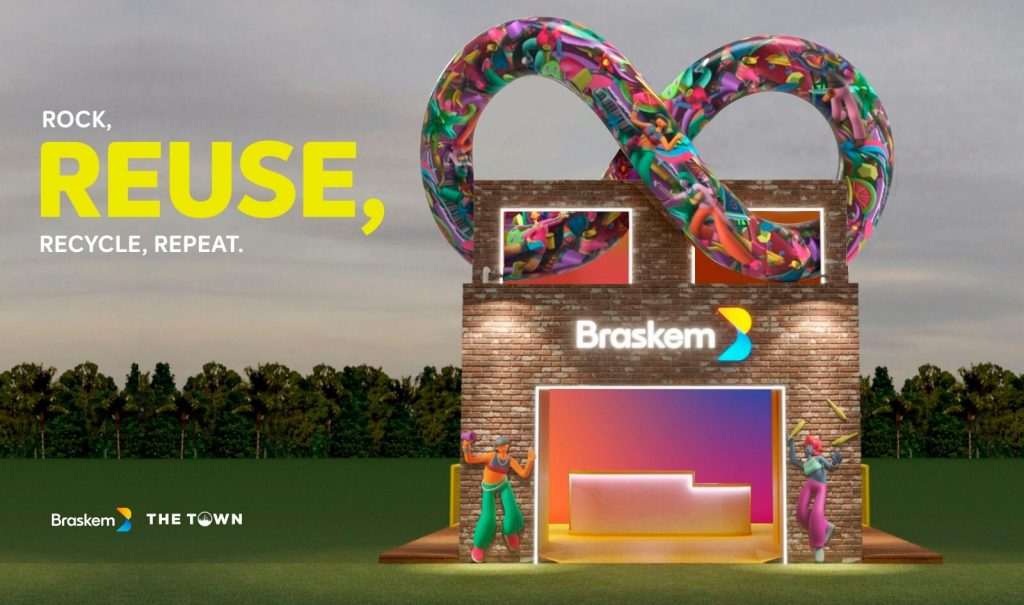 Coca-Cola e KitKat se unem à Braskem visando economia circular no The Town 2023