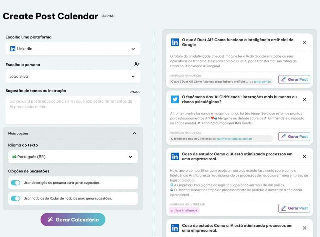 R2U lança ferramenta com IA generativa para gestão de redes sociais