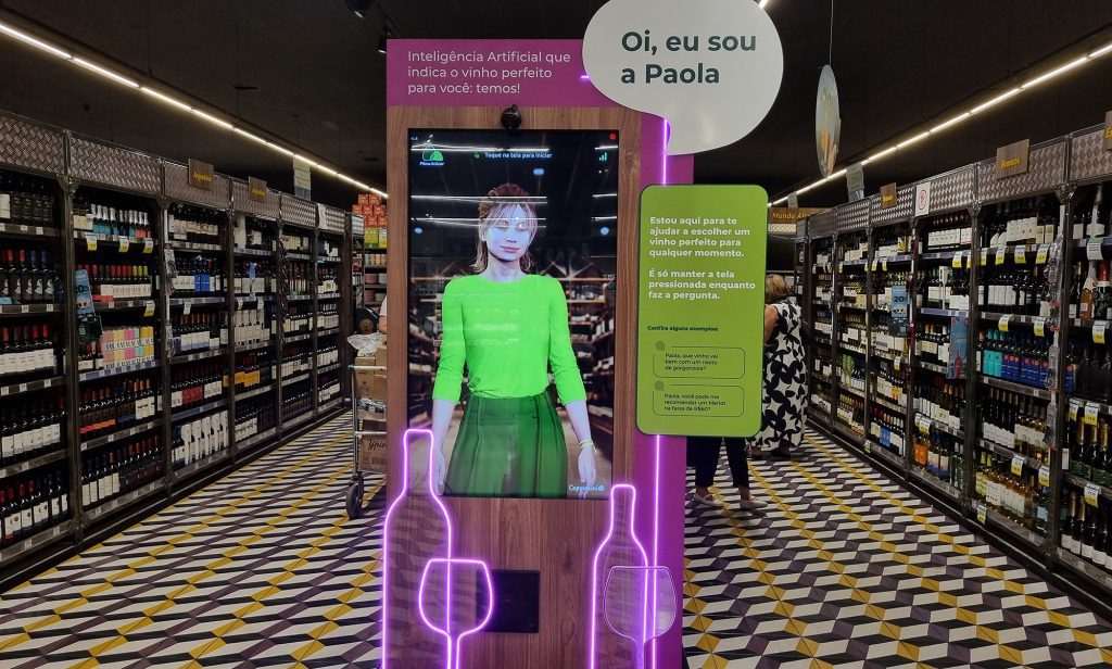 Pão de Açúcar instala assistente virtual de vinhos em unidade da Ricardo Jafet, em SP