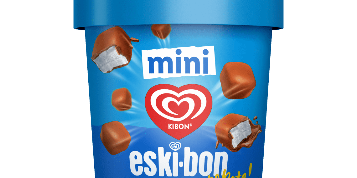 Kibon lança mini Eski-Bon no pote em edição limitadíssima e venda exclusiva pelo Rappi Turbo SP