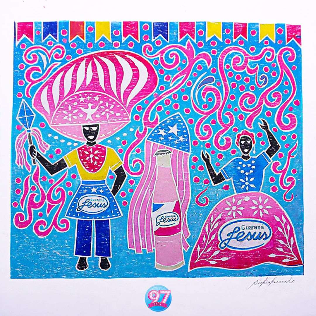 Guaraná Jesus faz parceria com artistas maranhenses para comemorar os 97 anos da marca