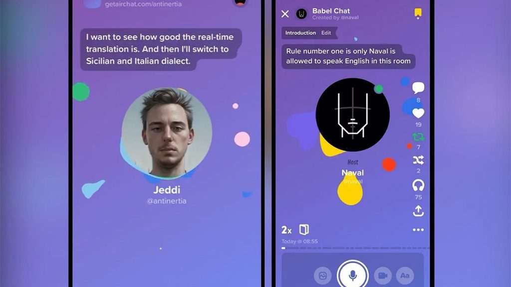 Airchat: rede social de áudio mistura X e Clubhouse