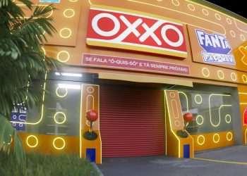 Oxxo transforma loja em máquina de videogame para o lançamento da Fanta Pac-Man