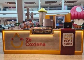 Franquia Zé Coxinha investe em modelo de quiosque em shopping para expandir