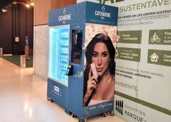 Catharine Hill aposta em vending machines em pontos de grande circulação de São Paulo