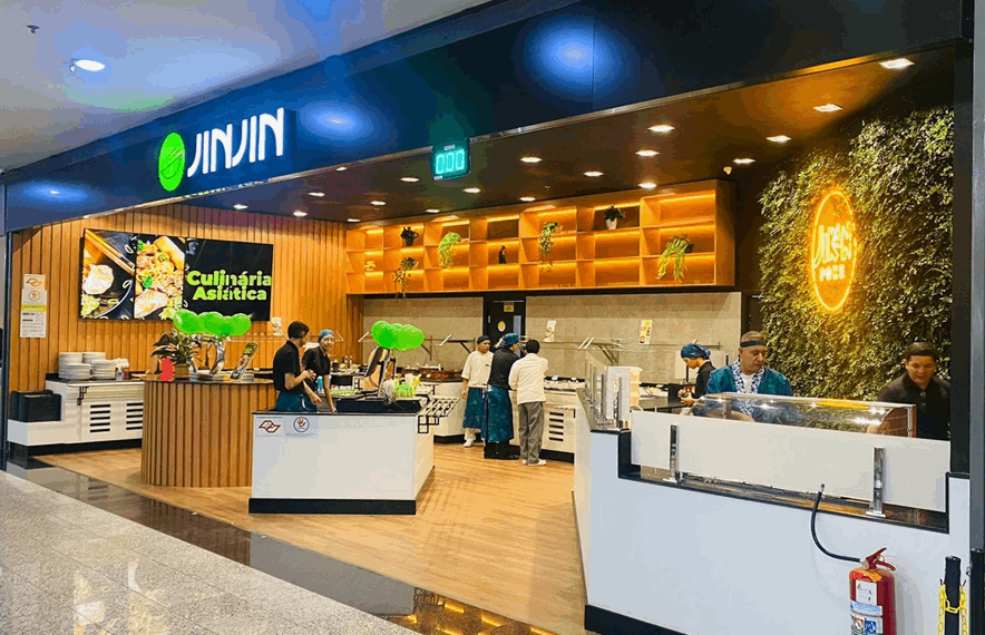Jin Jin inova e estreia em Paulínia com loja-conceito e novidades no cardápio