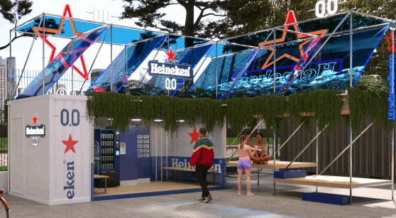 Heineken inaugura "Heineken 0.0 Station" no Parque Villa-Lobos com ativações esportivas