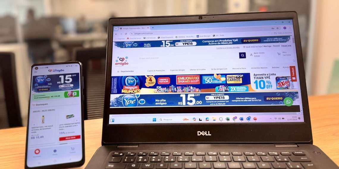 Amigão Supermercados e Ypê fazem parceria em retail media