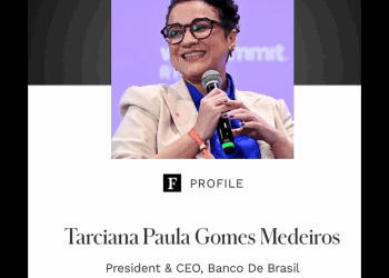 Presidente do BB, Tarciana Medeiros, entra para lista da Forbes de mulheres mais poderosas