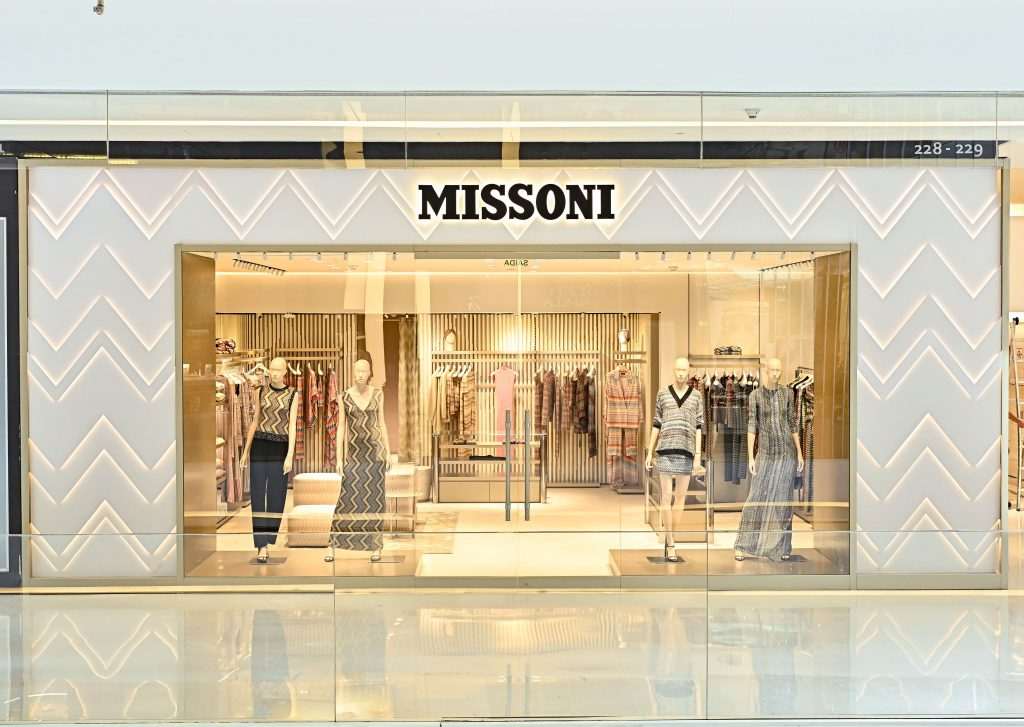 Missoni reinaugura loja no Shopping JK Iguatemi e apresenta novo design.