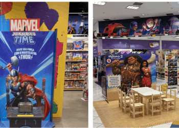 Americanas promove atividades especiais inspiradas em personagens Disney no RJ e SP
