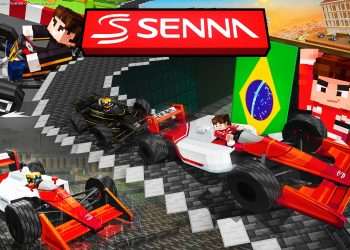 Minecraft leva Ayrton Senna e a Turma da Mônica para o universo do jogo