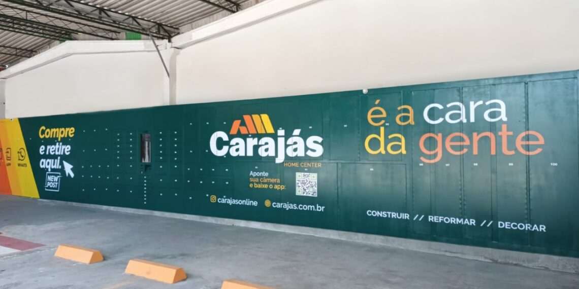 Carajás lança locker, reduz espera em 30 minutos e aumenta conversão em 80%