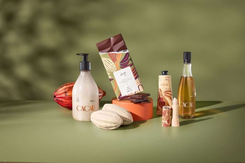 Collab entre Natura e Dengo destaca o cacau amazônico em edição limitada