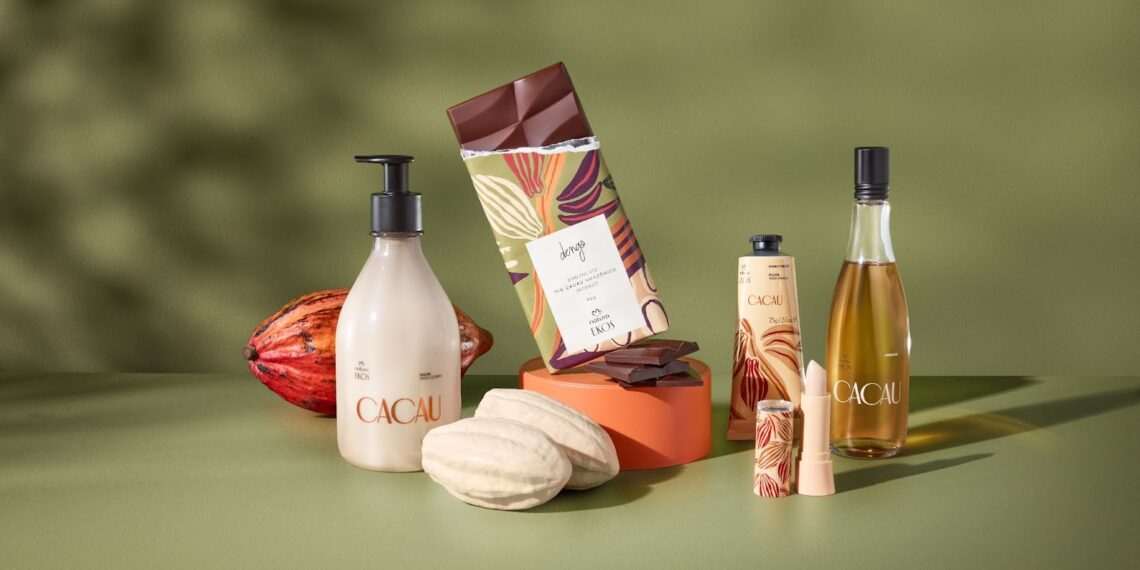 Collab entre Natura e Dengo destaca o cacau amazônico em edição limitada