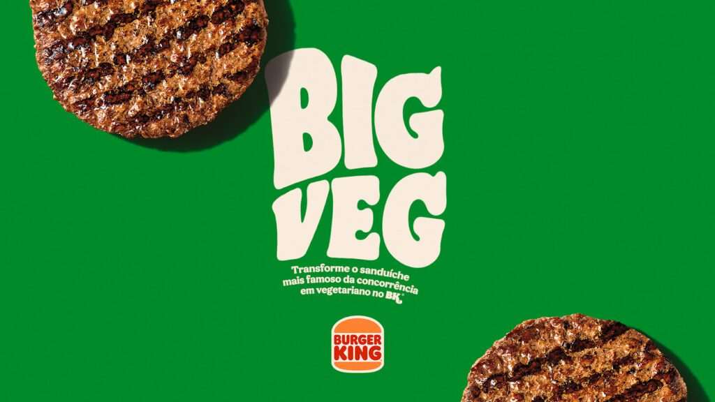 Burger King convida consumidor a montar versão vegetariana de sanduíche da concorrência