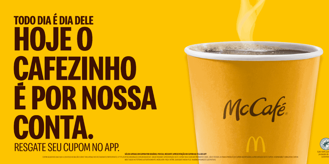 McDonalds café grátis