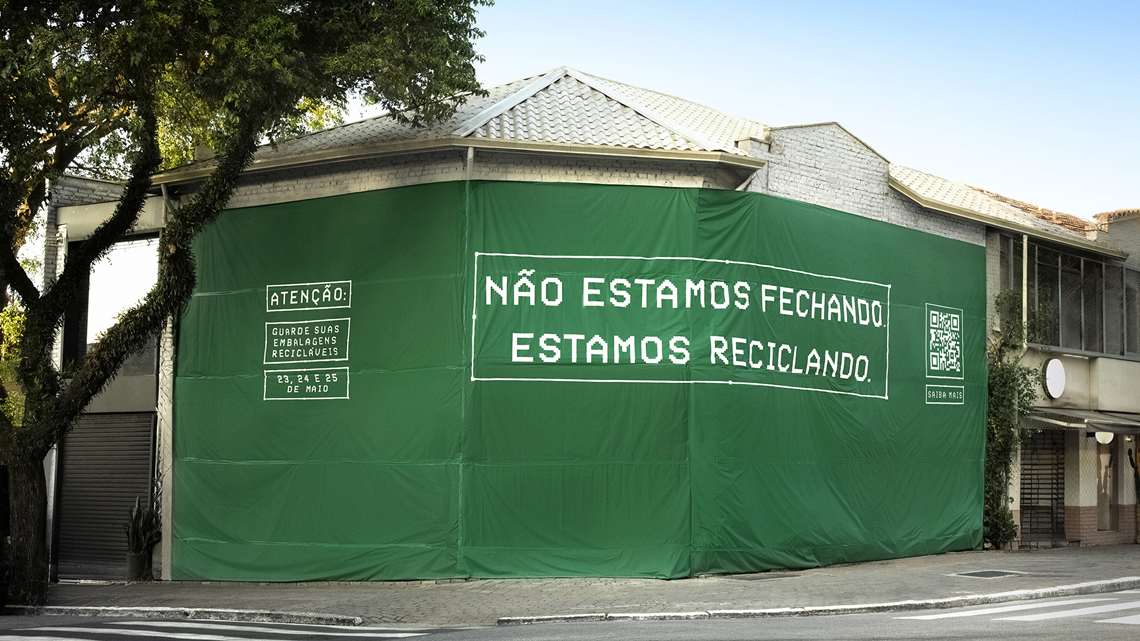 Boticário lança loja em que o pagamento é feito com materiais recicláveis