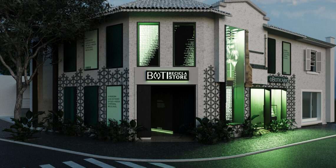 Boticário lança loja em que o pagamento é feito com materiais recicláveis