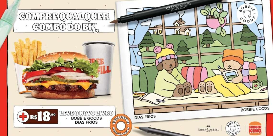 Burger King faz collab com Bobbie Goods e monta loja imersiva em São Paulo