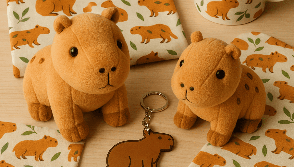 Capivaras invadem o e-commerce e vendas crescem mais de 2.000% em 2025