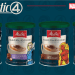 Quarteto Fantástico estampa embalagens da linha de cappuccinos da Melitta