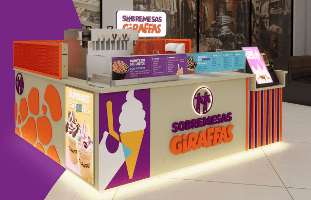 Giraffas aposta em franquia de sobremesas e entra no mercado de açaí