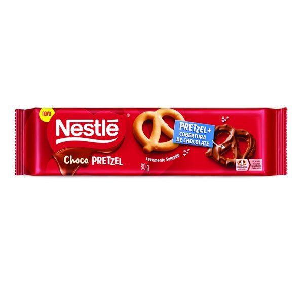 Nestlé e Garoto lançam Choco Pretzel, nova linha que mistura biscoito e chocolate