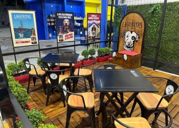 Lagunitas e AmPm inauguram deck pet friendly em Campinas