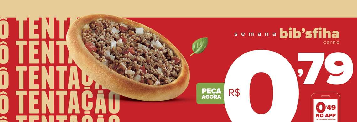 Habib’s comemora dia da esfiha com bib’sfiha de carne a R$ 0,79