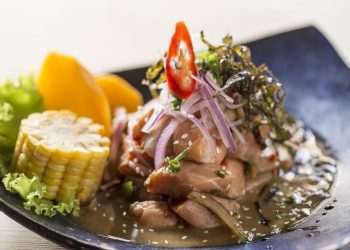 Ceviche Nikkei, do tradicional QCeviche, especializado em culinária peruana, é um dos pratos que estarão disponíveis para delivery