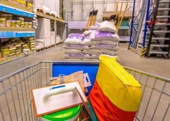 Compras de materiais de construção crescem 38% no primeiro trimestre de 2021