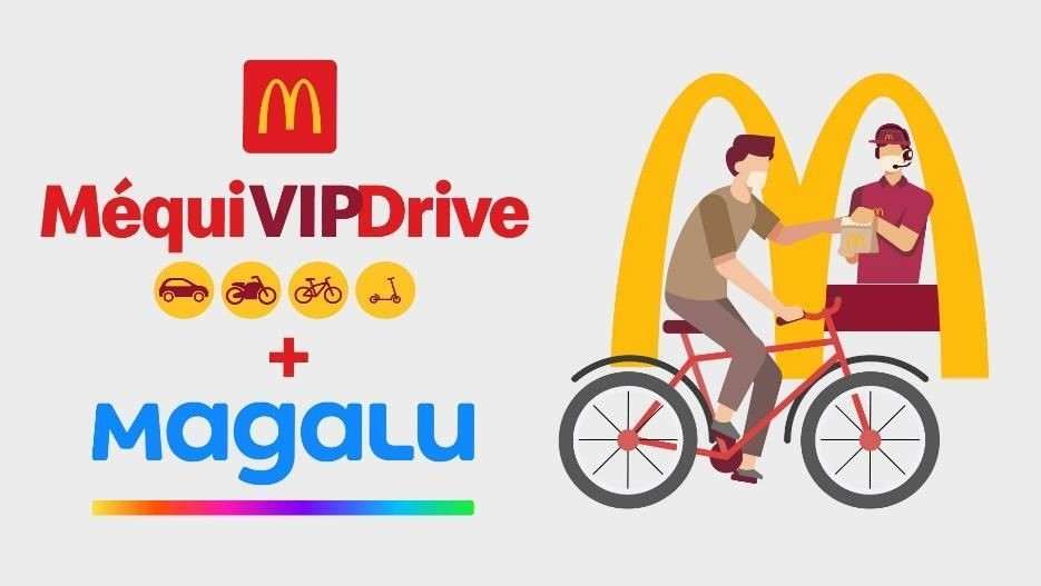 Méqui e Magalu preparam ações para os clientes do Drive-Tudo