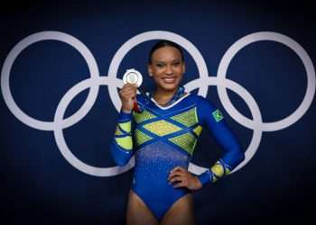 Rebeca Andrade, ginasta e medalhista olímpica brasileira Foto: Ricardo Bufolin/CBG
