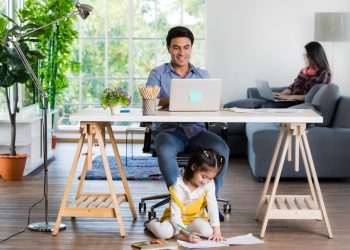 Trabalhadores em home office se sentem mais felizes