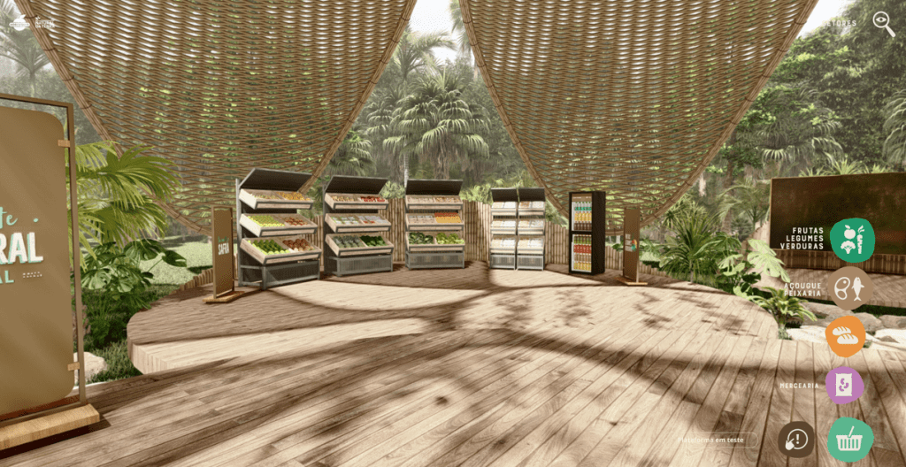 Rumo ao metaverso, Hortifruti Natural da Terra lança experiência no modelo de loja digital imersiva
