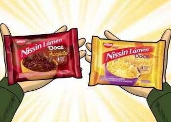 Nissin prepara lançamento de miojo doce nos sabores chocolate e beijinho