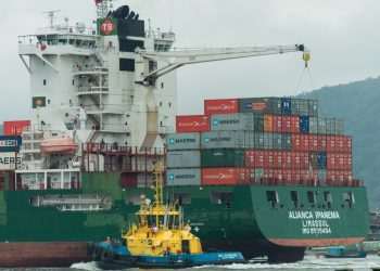 Operação-padrão de auditores federais causa fila no Porto de Santos