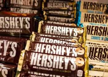 Hershey registra lucro líquido de US$ 407 milhões no 2º trimestre, alta de 29,4%