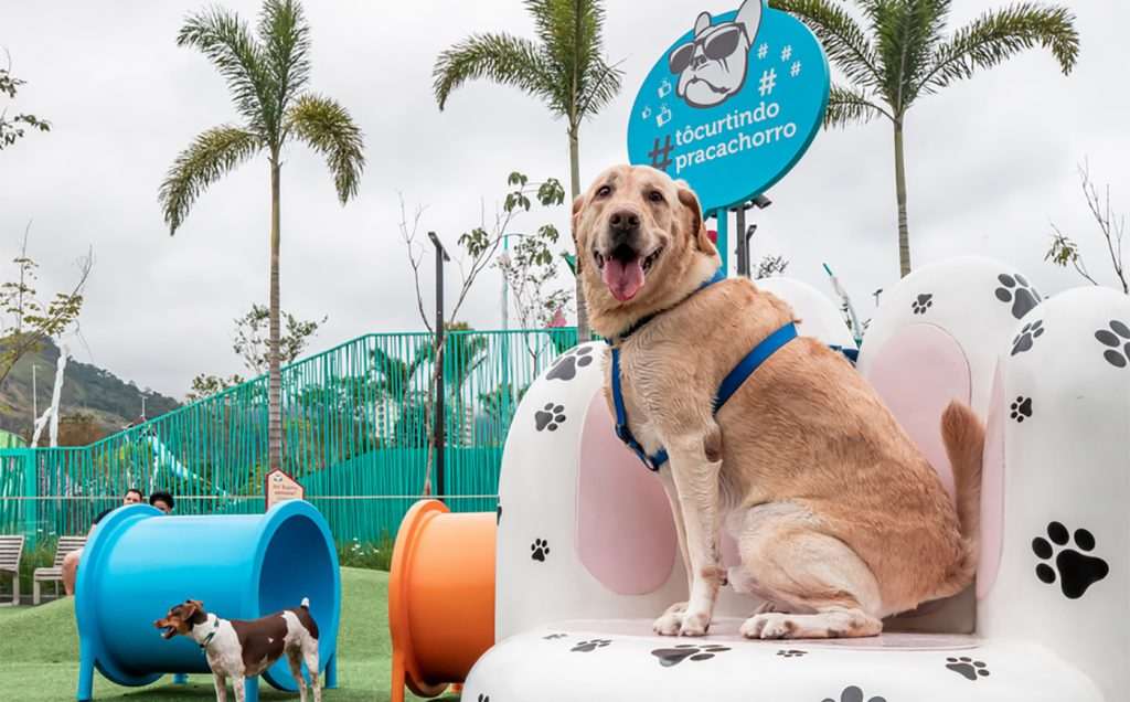 Shoppings devem atrair famílias com filhos de todos os tipos. Inclusive os de quatro patas