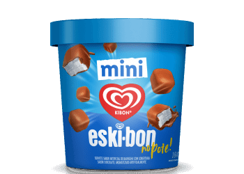 Kibon lança mini Eski-Bon no pote em edição limitadíssima e venda exclusiva pelo Rappi Turbo SP