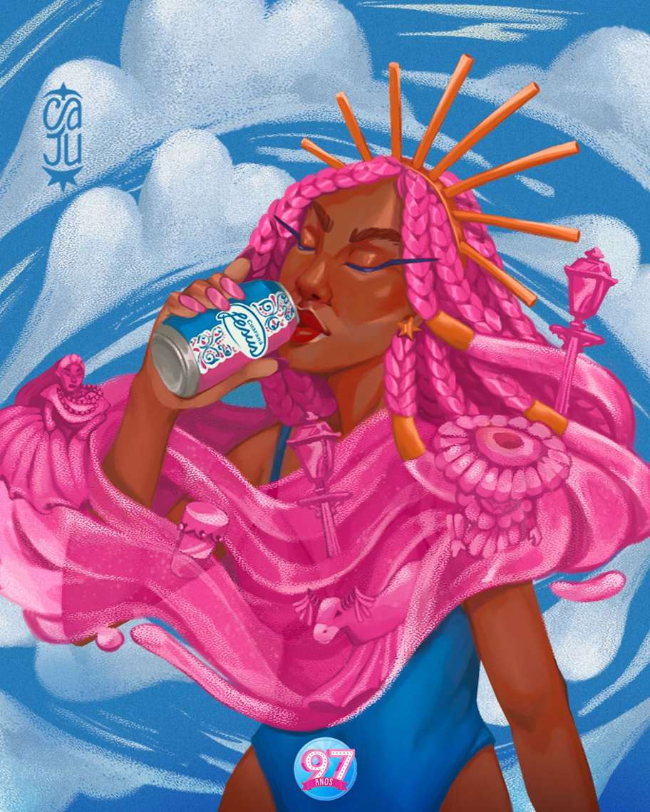 Guaraná Jesus faz parceria com artistas maranhenses para comemorar os 97 anos da marca