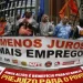 Centrais sindicais se unem em protesto contra alta da taxa de juros