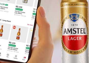 Amstel amplia presença no e-commerce em parceria com iFood e GPA